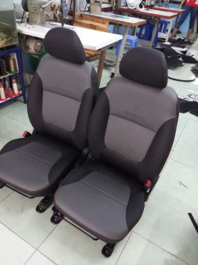 Bọc ghế da xe Triton bọc ghế giả da nhập khẩu từ Malaysia