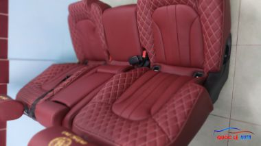 Bọc nệm ghế da xe Audi Q7, bọc da Anh Quốc